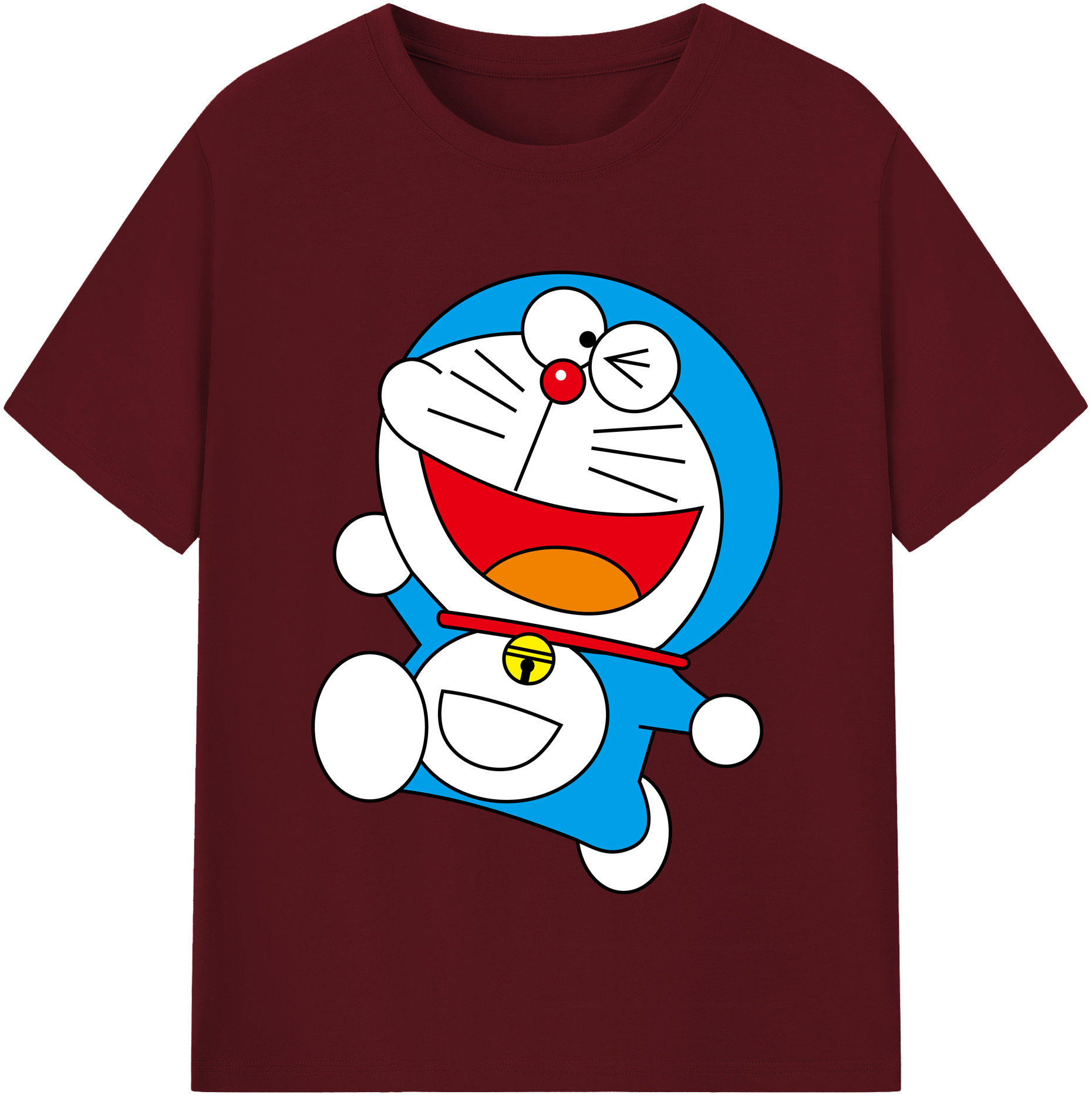 （画像用） ドラえもん Doraemon 綿100％半袖Tシャツ（フロントプリント）